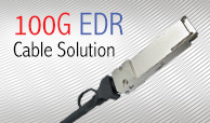 100G EDR Cable Solution